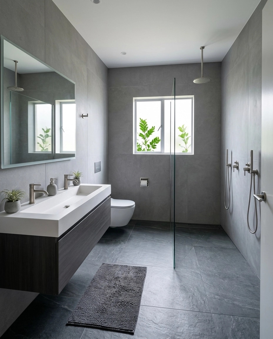 Minimalism Bathroom design — interior photo by GenRoom AI