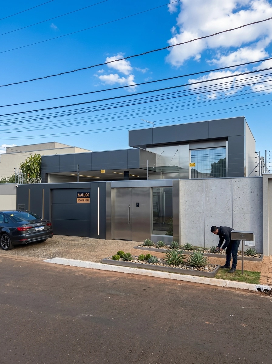 Hi-Tech Facade Facade design — facade photo by GenRoom AI