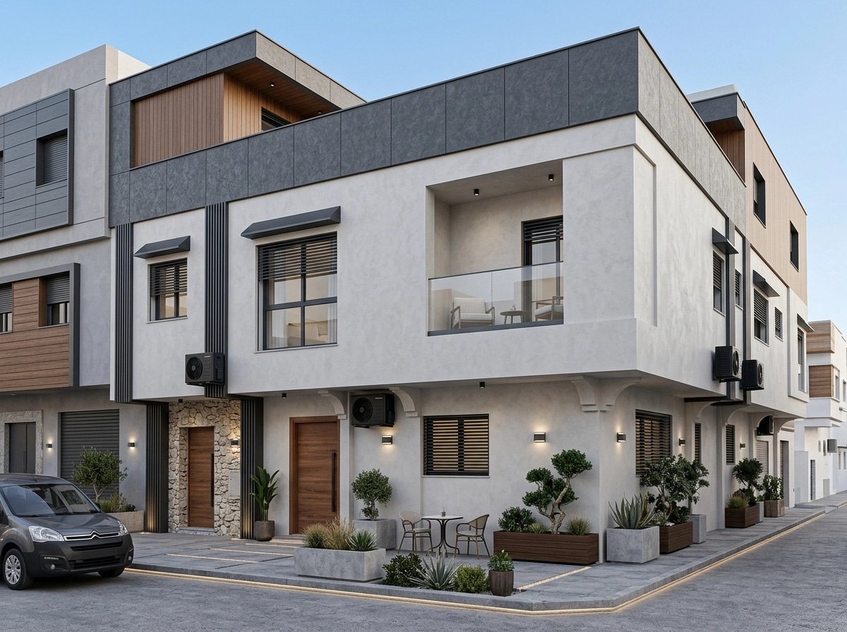 Contemporary Facade Facade design — facade photo by GenRoom AI