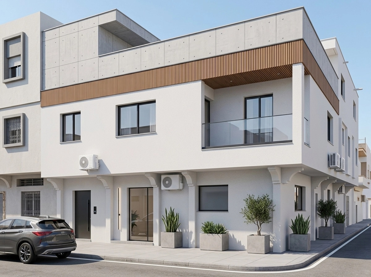Facade design in Minimalist Facade style — Facade by GenRoom AI