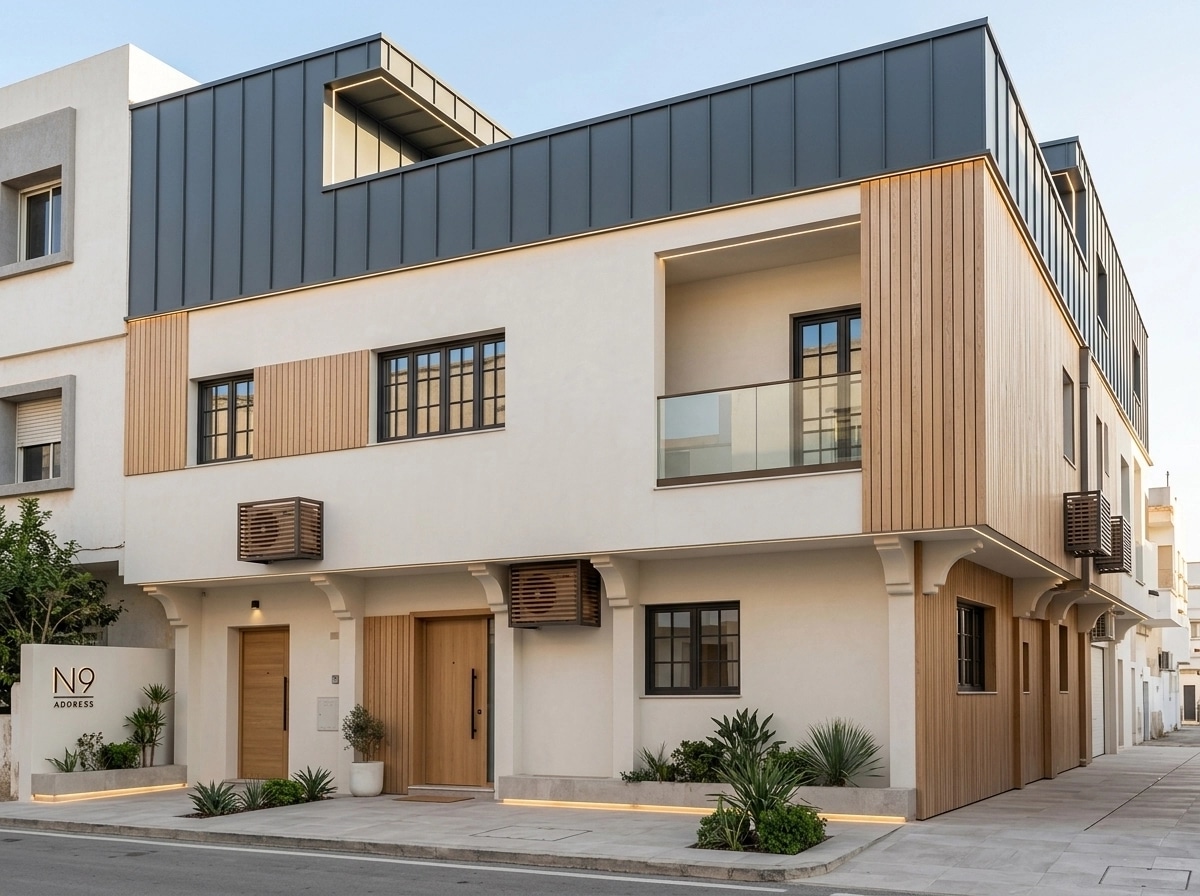 Scandinavian Facade Facade design — facade photo by GenRoom AI