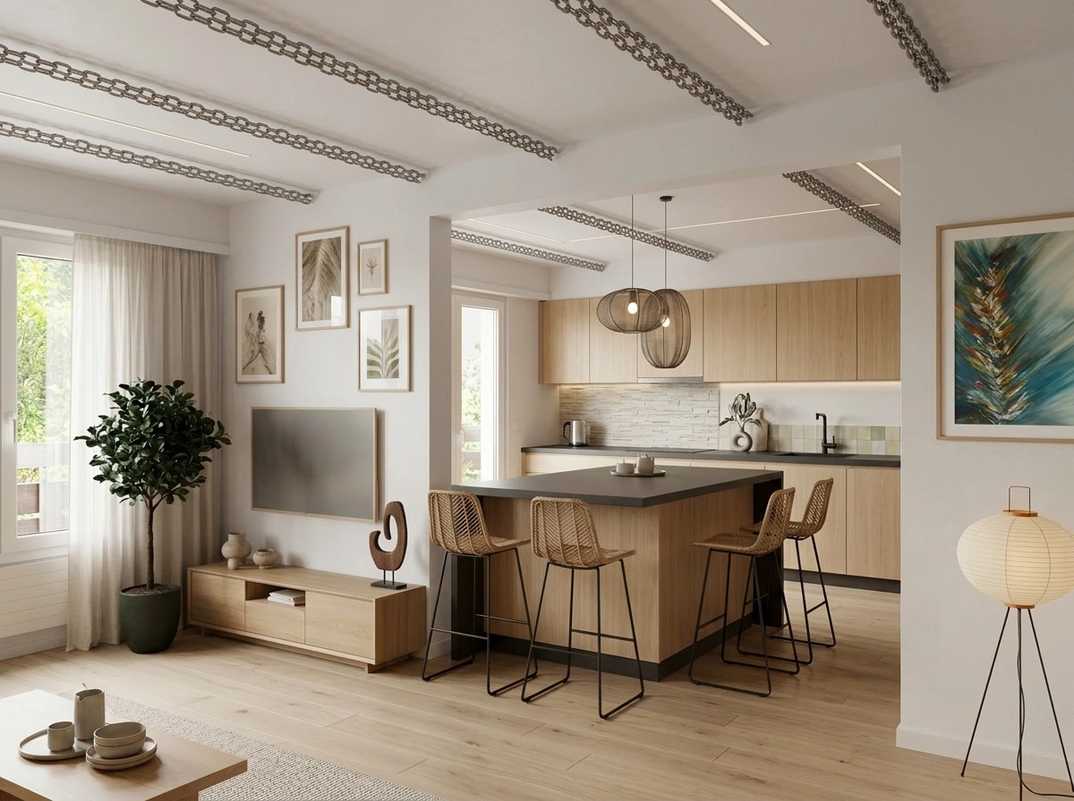 Japandi Kitchen design — interior photo by GenRoom AI