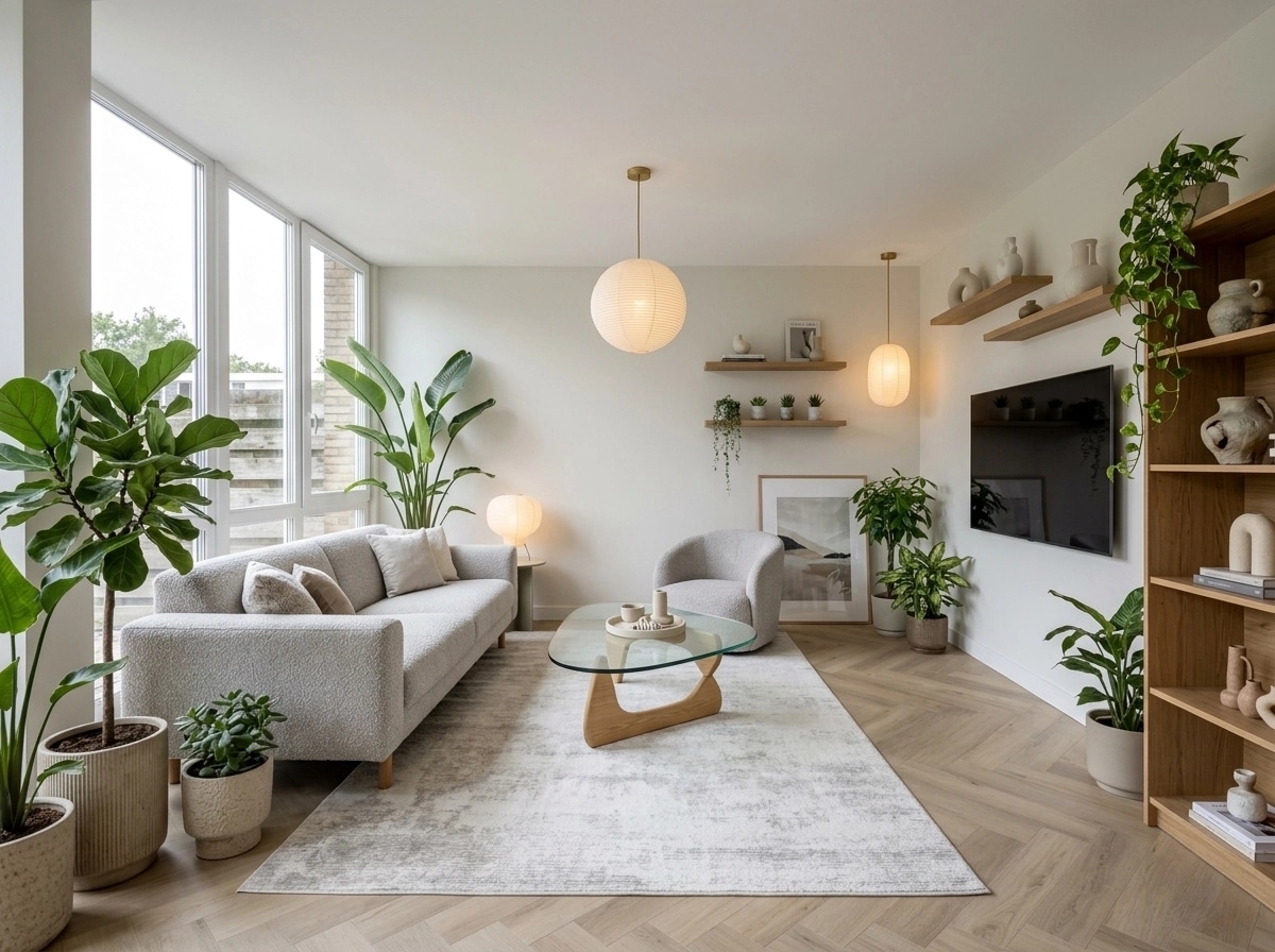Scandinavian Living Room design — interior photo by GenRoom AI
