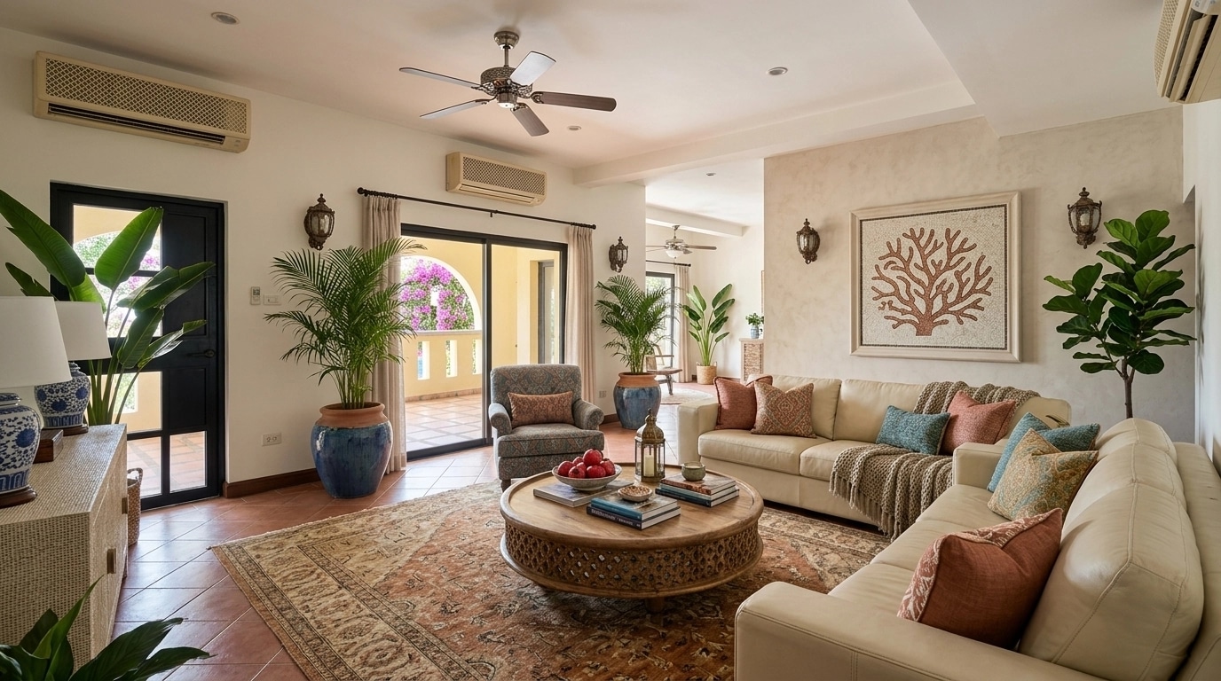 Interior design in Mediterranean style — Living Room by GenRoom AI