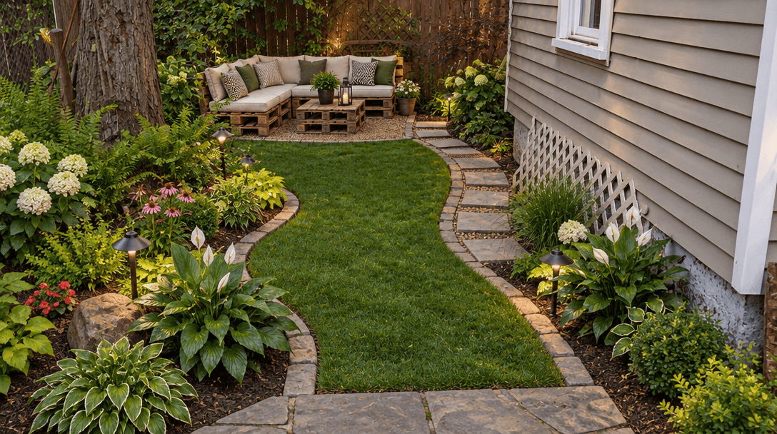 Yard design in no_style style — photo by GenRoom AI