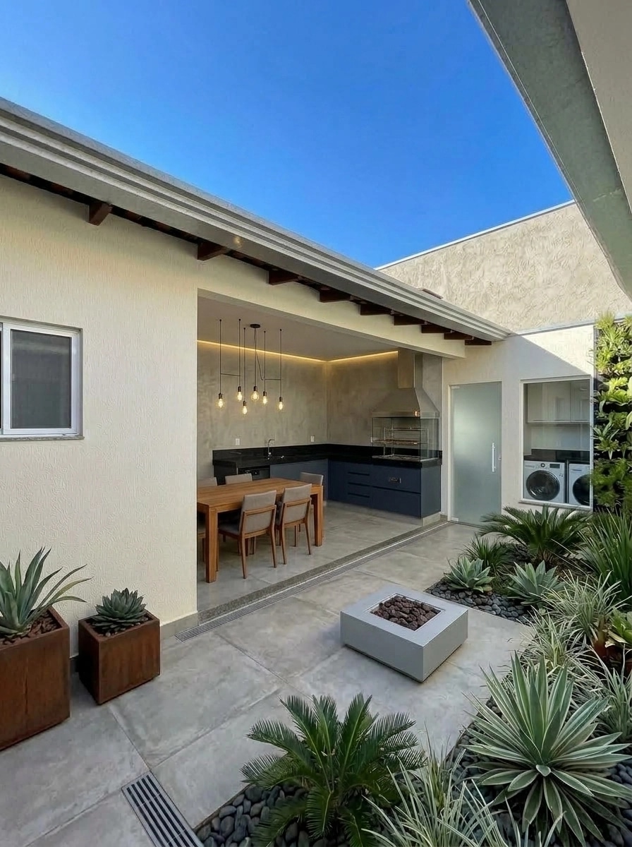 Landscape design in Contemporary Yard style — Yard by GenRoom AI