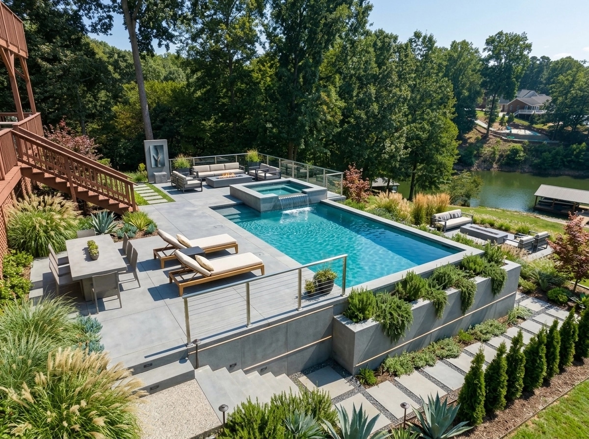 Contemporary Yard Yard design — yard photo by GenRoom AI