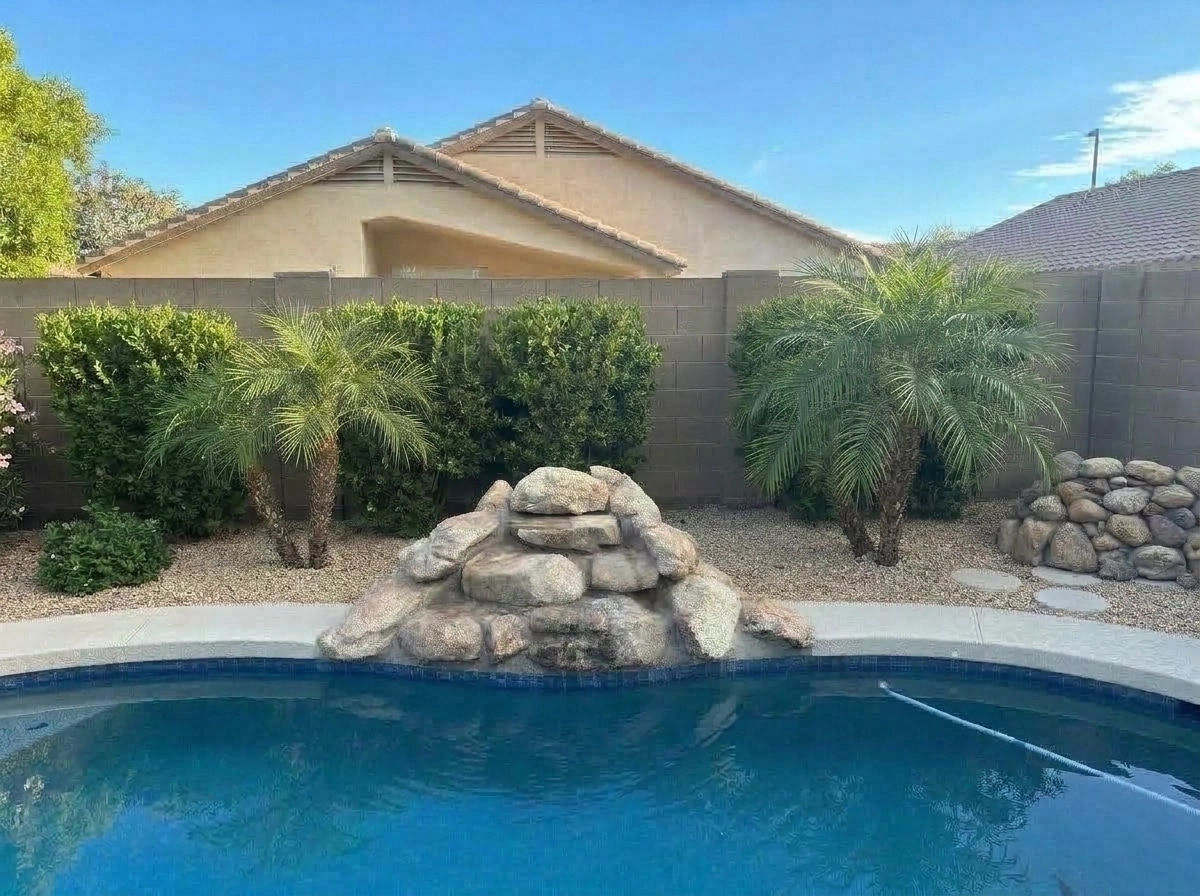 Yard design in no_style style — photo by GenRoom AI