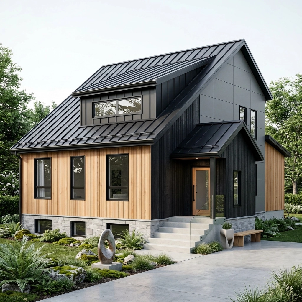 Scandinavian Facade Facade design — facade photo by GenRoom AI