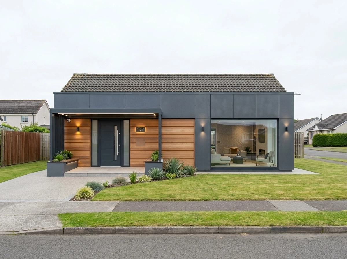 Contemporary Facade Facade design — facade photo by GenRoom AI