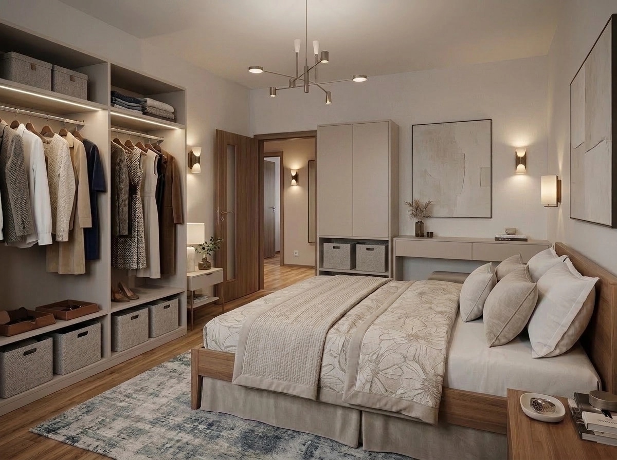 Interior design in Contemporary style — Bedroom by GenRoom AI
