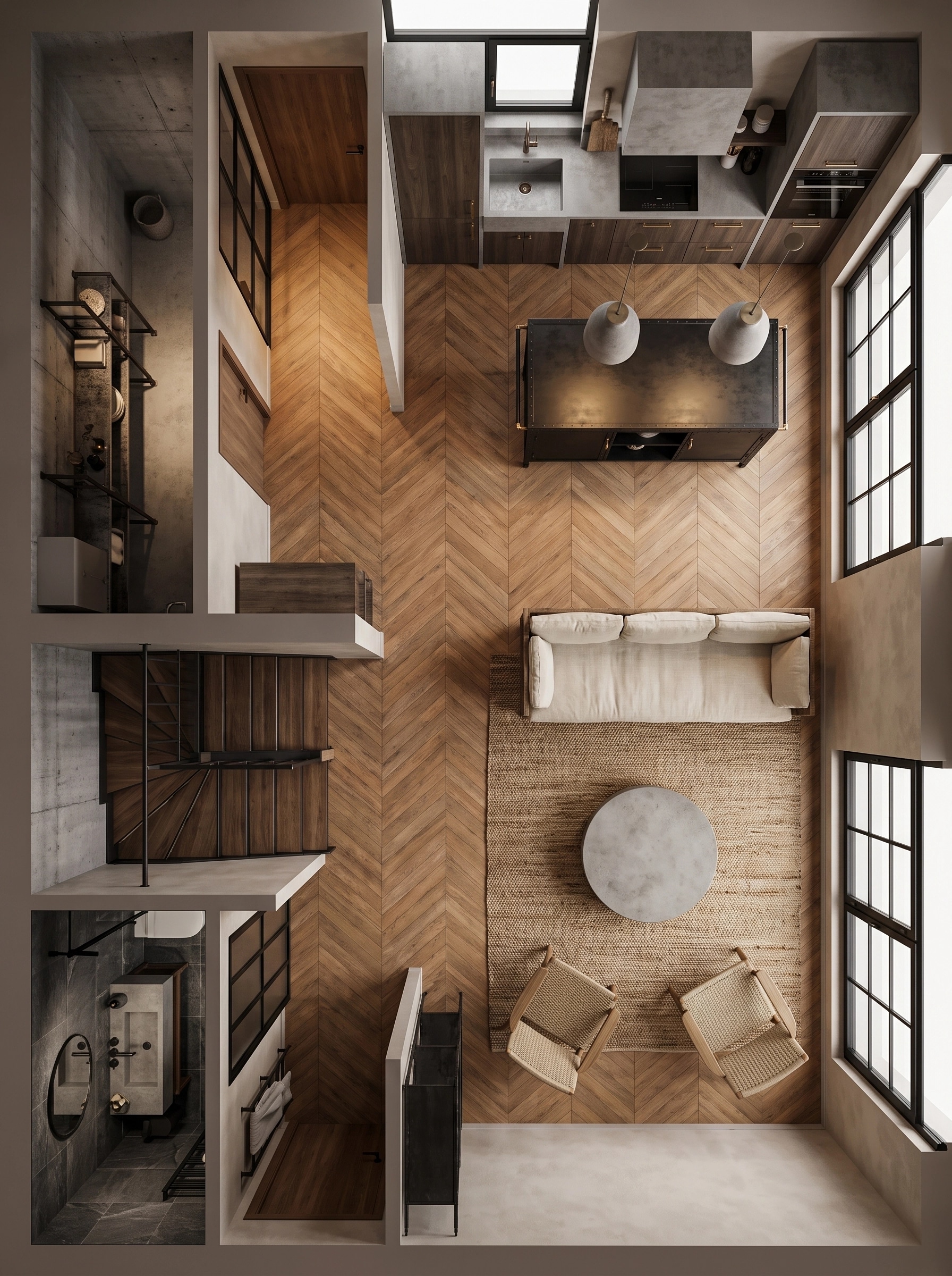 Interior design in French Parisian style — Living Room by GenRoom AI