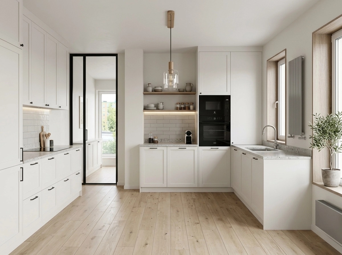 Scandinavian Kitchen design — interior photo by GenRoom AI