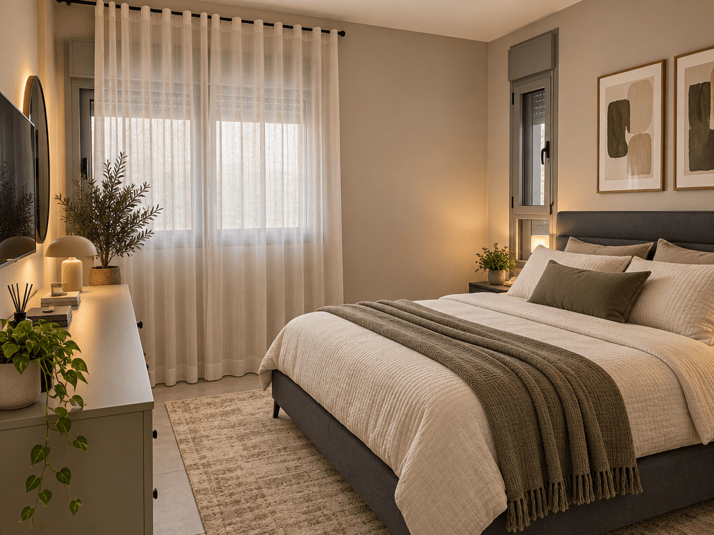 Minimalism Bedroom design — interior photo by GenRoom AI