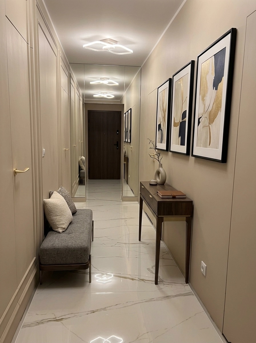 Hallway interior in no_style style — photo by GenRoom AI