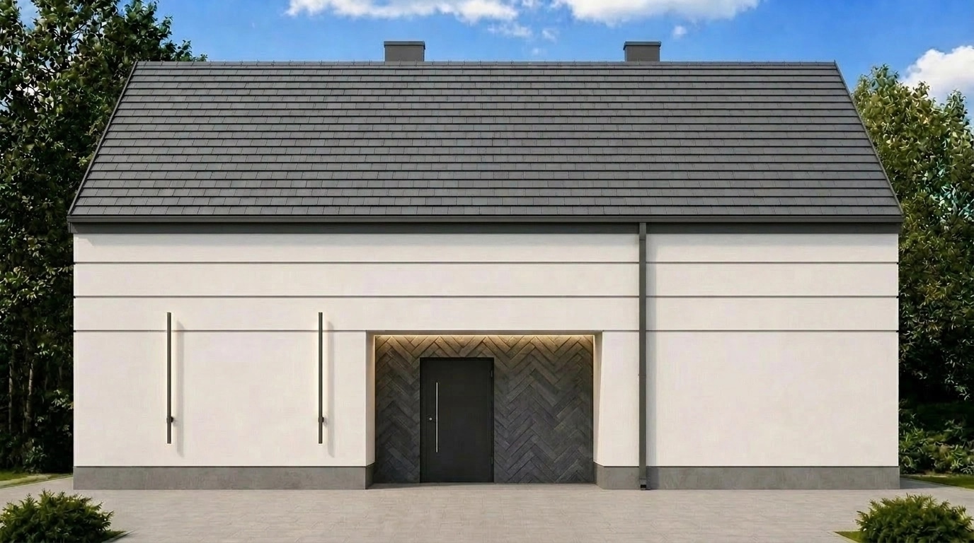 Contemporary Facade Fasad design — facade photo by GenRoom AI