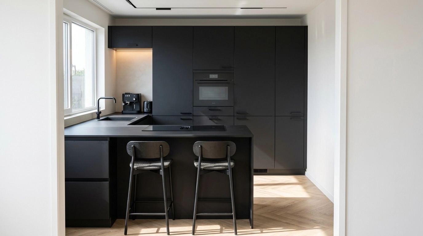 Minimalism Kitchen design — interior photo by GenRoom AI