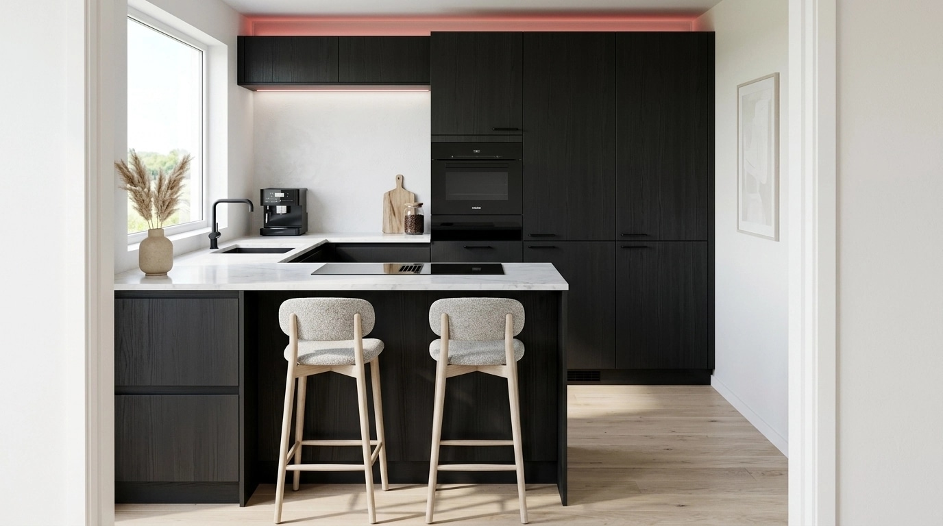 Scandinavian Kitchen design — interior photo by GenRoom AI
