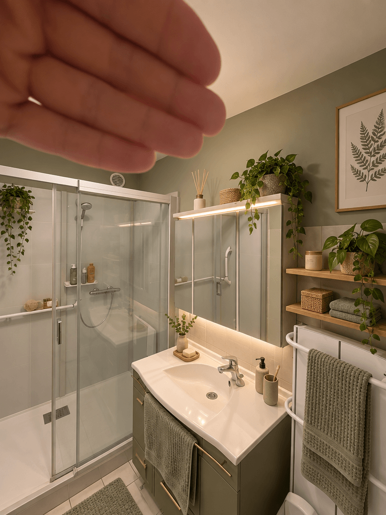 Bathroom interior in no_style style — photo by GenRoom AI
