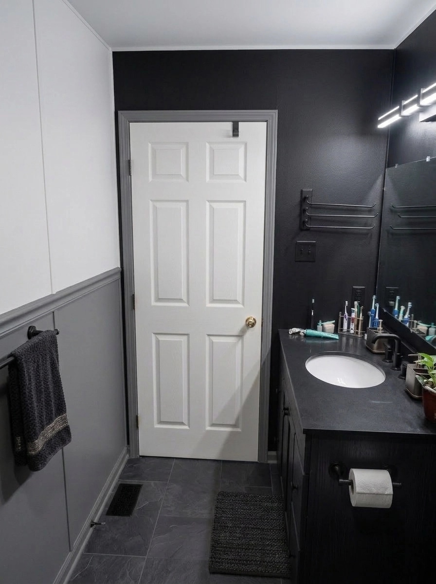 Interior design in Blacktec style — Bathroom by GenRoom AI