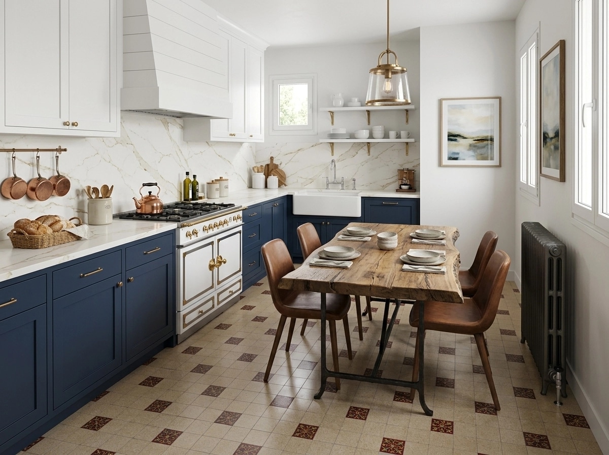 Modern Farmhouse Kitchen design — interior photo by GenRoom AI