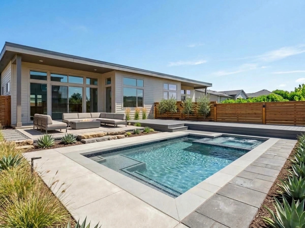 Contemporary Yard Yard design — yard photo by GenRoom AI