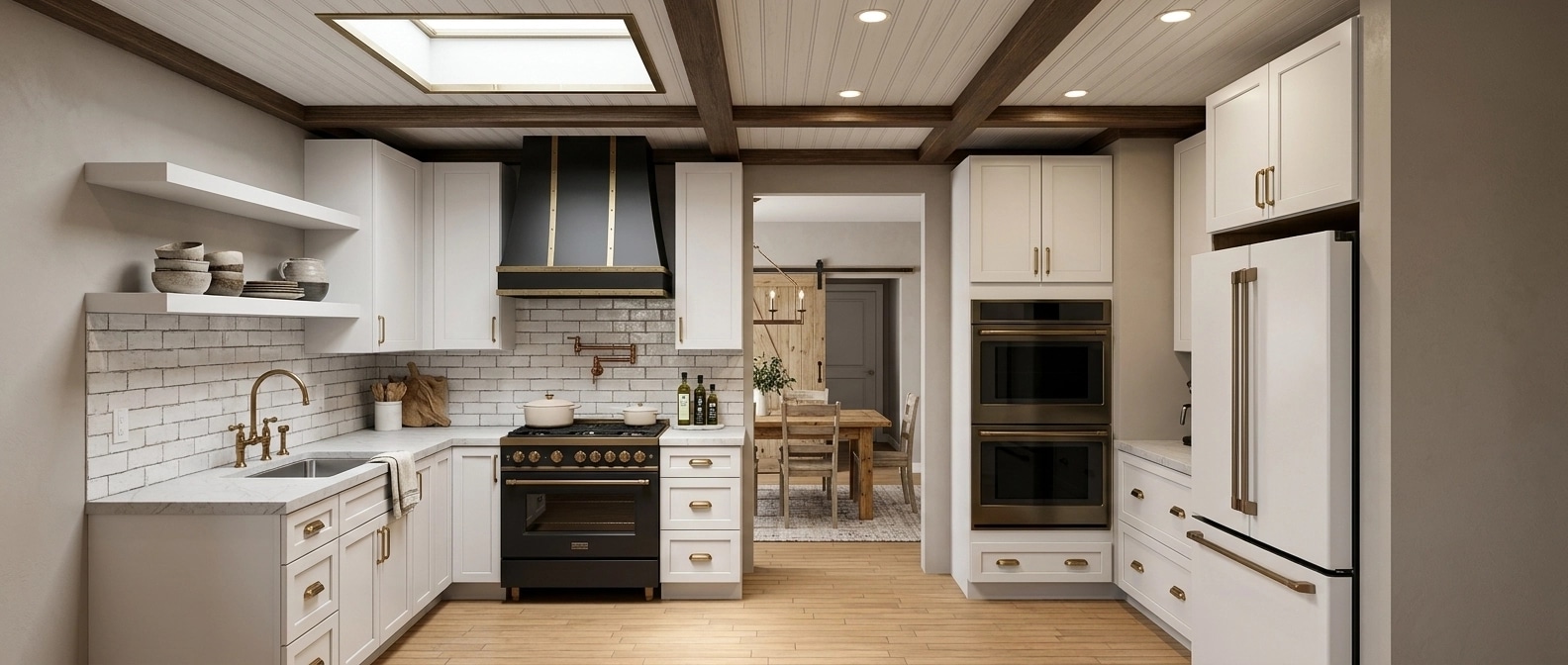 Modern Farmhouse Kitchen design — interior photo by GenRoom AI