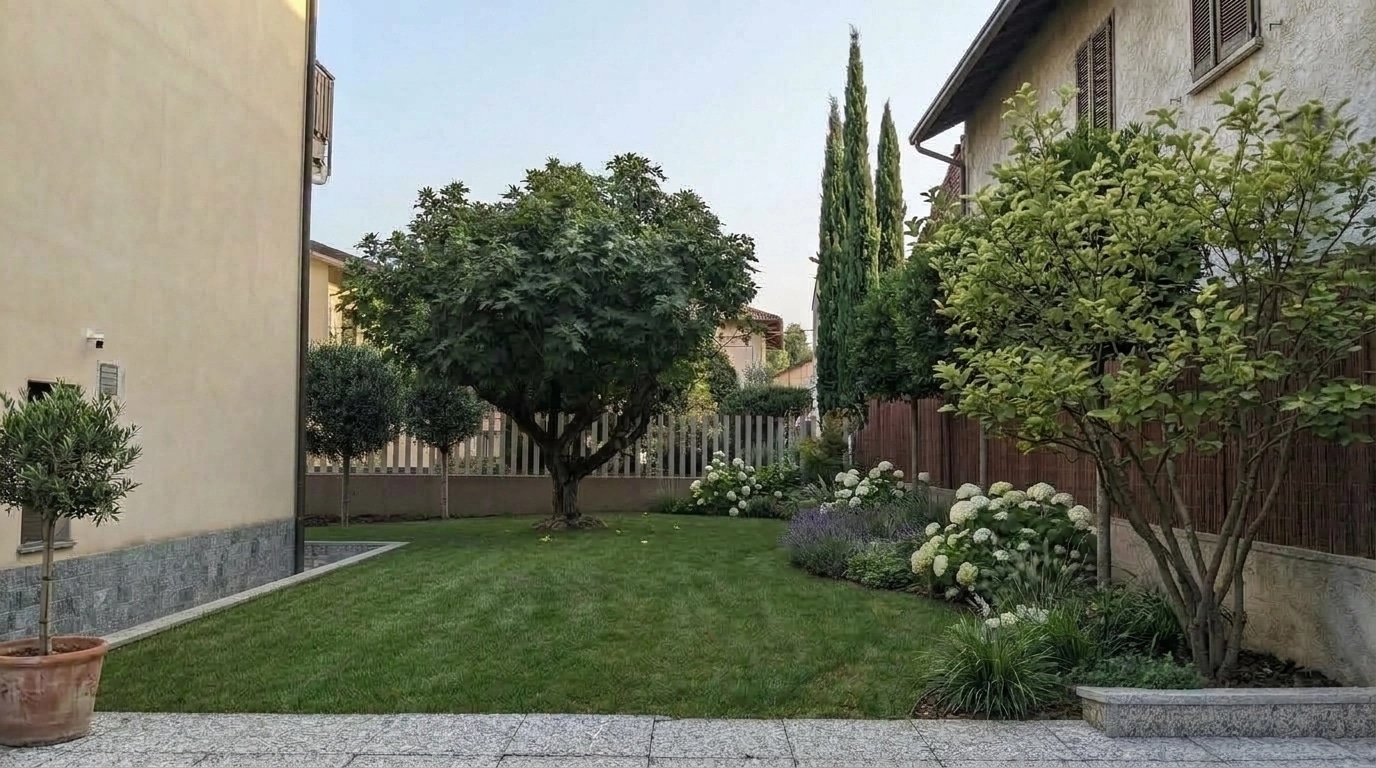 Yard design in no_style style — photo by GenRoom AI