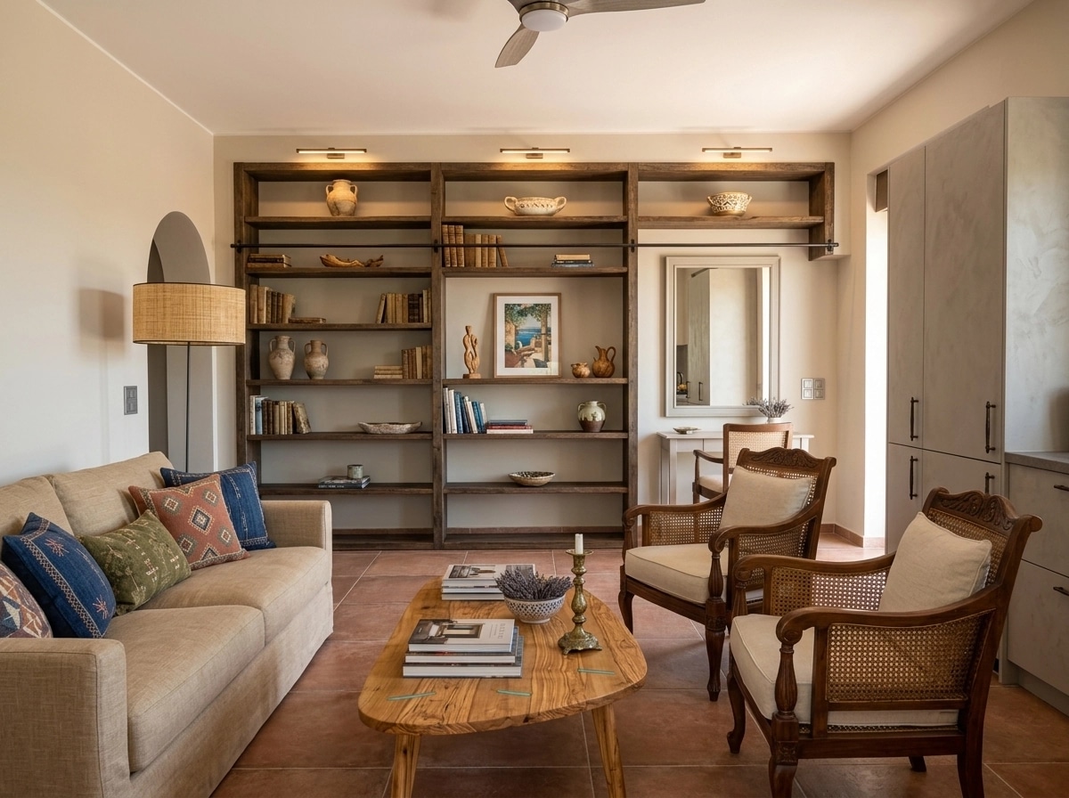 Interior design in Mediterranean style — Living Room by GenRoom AI