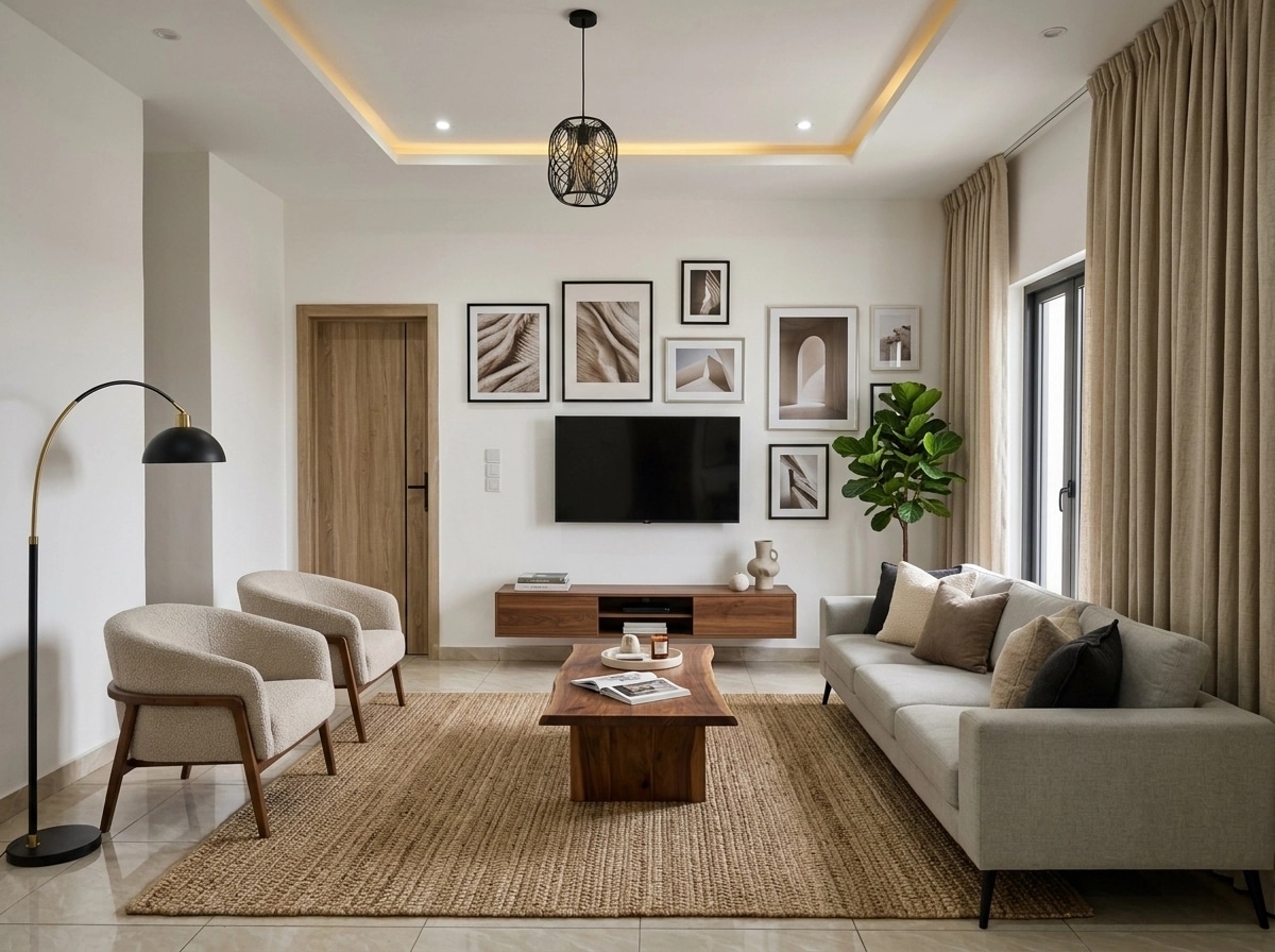 Interior design in Contemporary style — Living Room by GenRoom AI