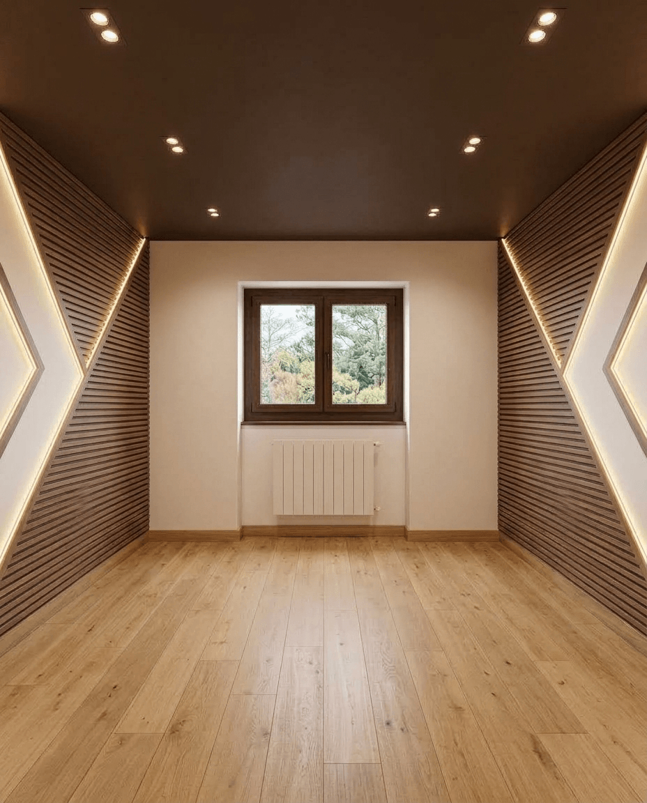 Office interior in Scandinavian style — photo by GenRoom AI