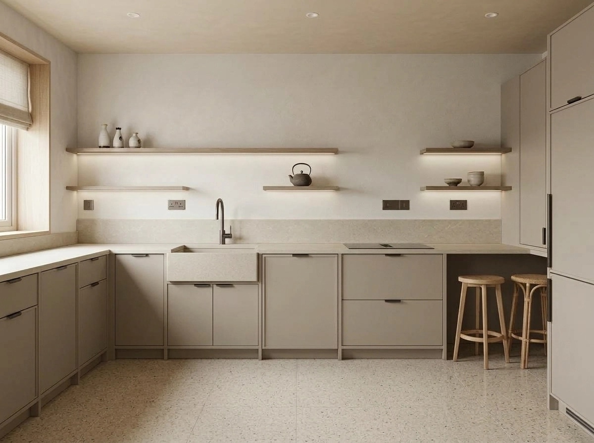 Japandi Cozinha design — interior photo by GenRoom AI