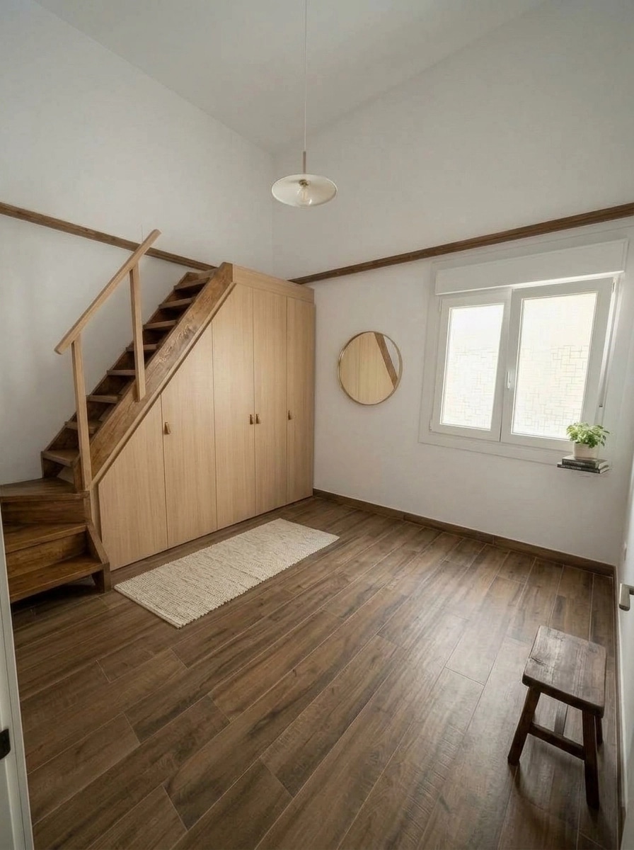 Interior design in Scandinavian style — Bedroom by GenRoom AI