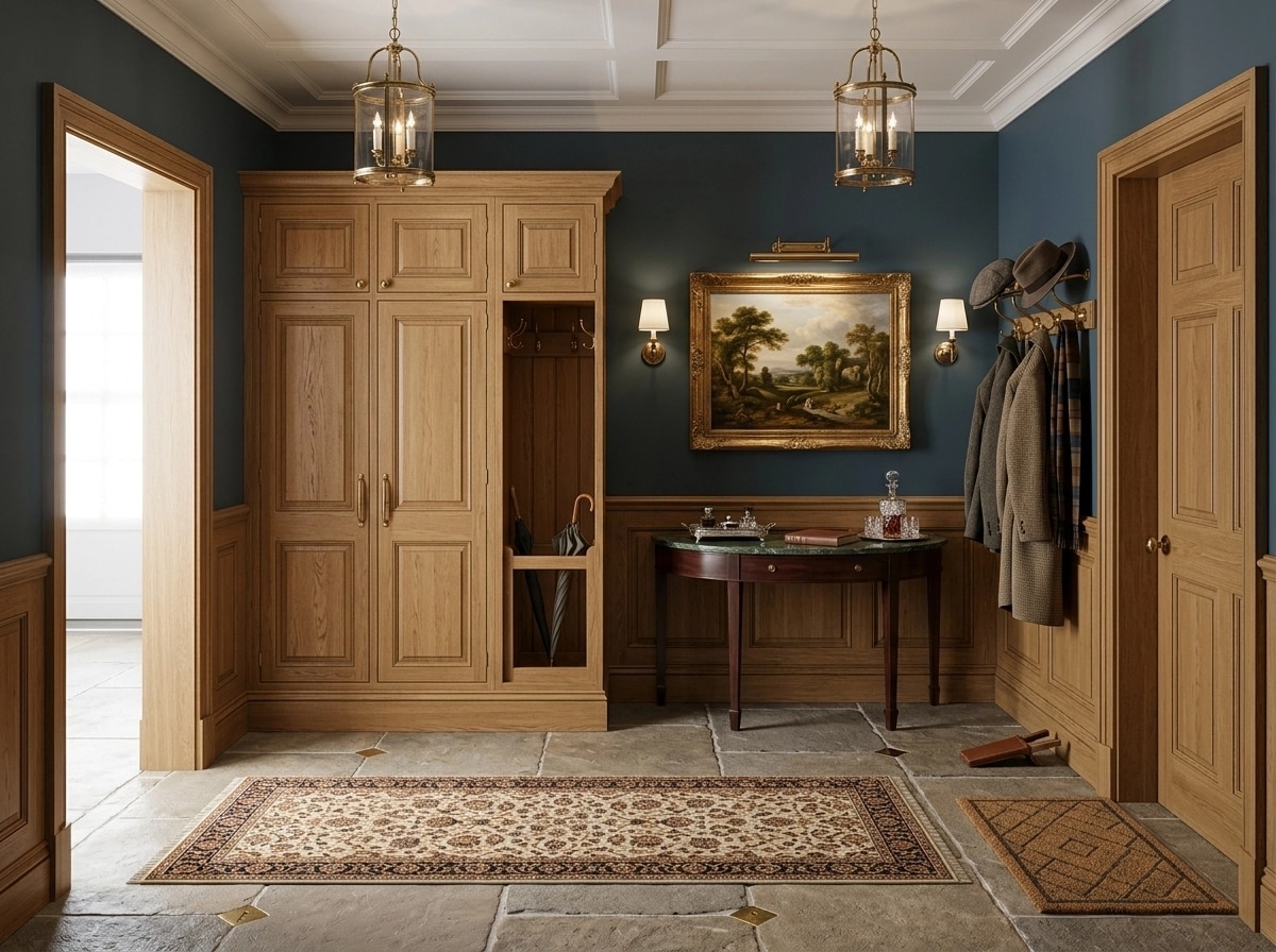 British Hallway design — interior photo by GenRoom AI