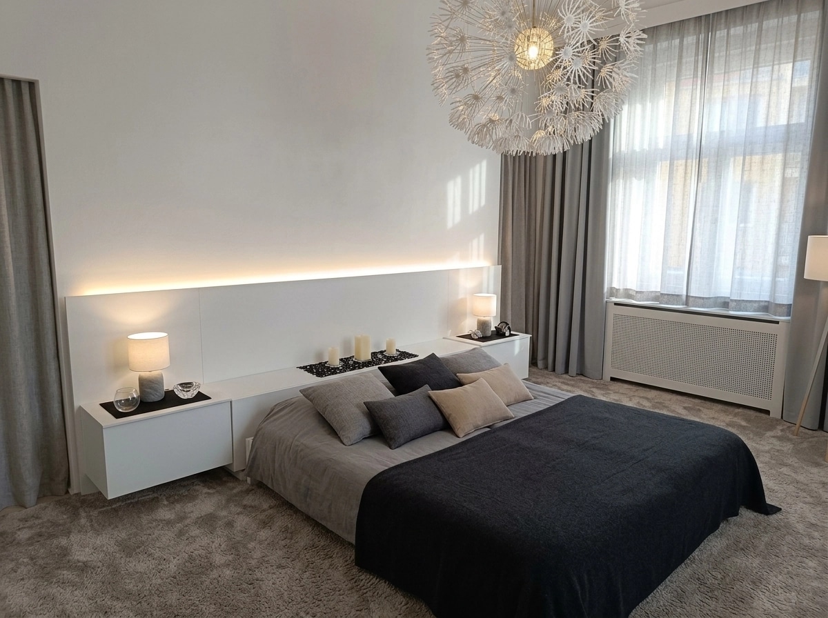 Minimalism Bedroom design — interior photo by GenRoom AI