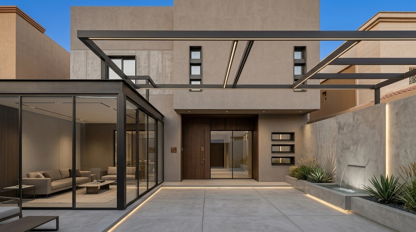 Minimalist Facade Facade design — facade photo by GenRoom AI