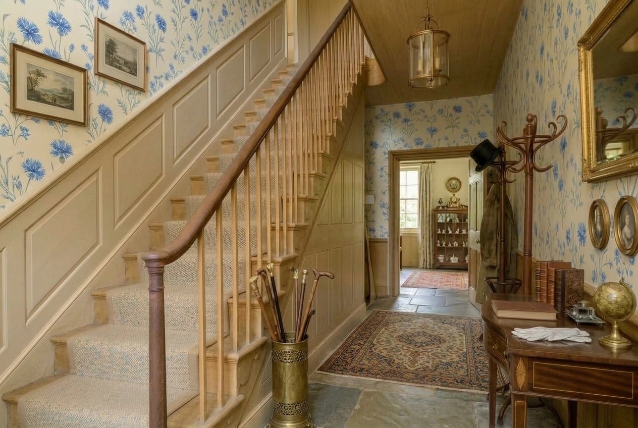 British Hallway design — interior photo by GenRoom AI