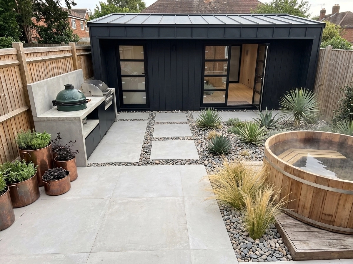 Yard design in no_style style — photo by GenRoom AI