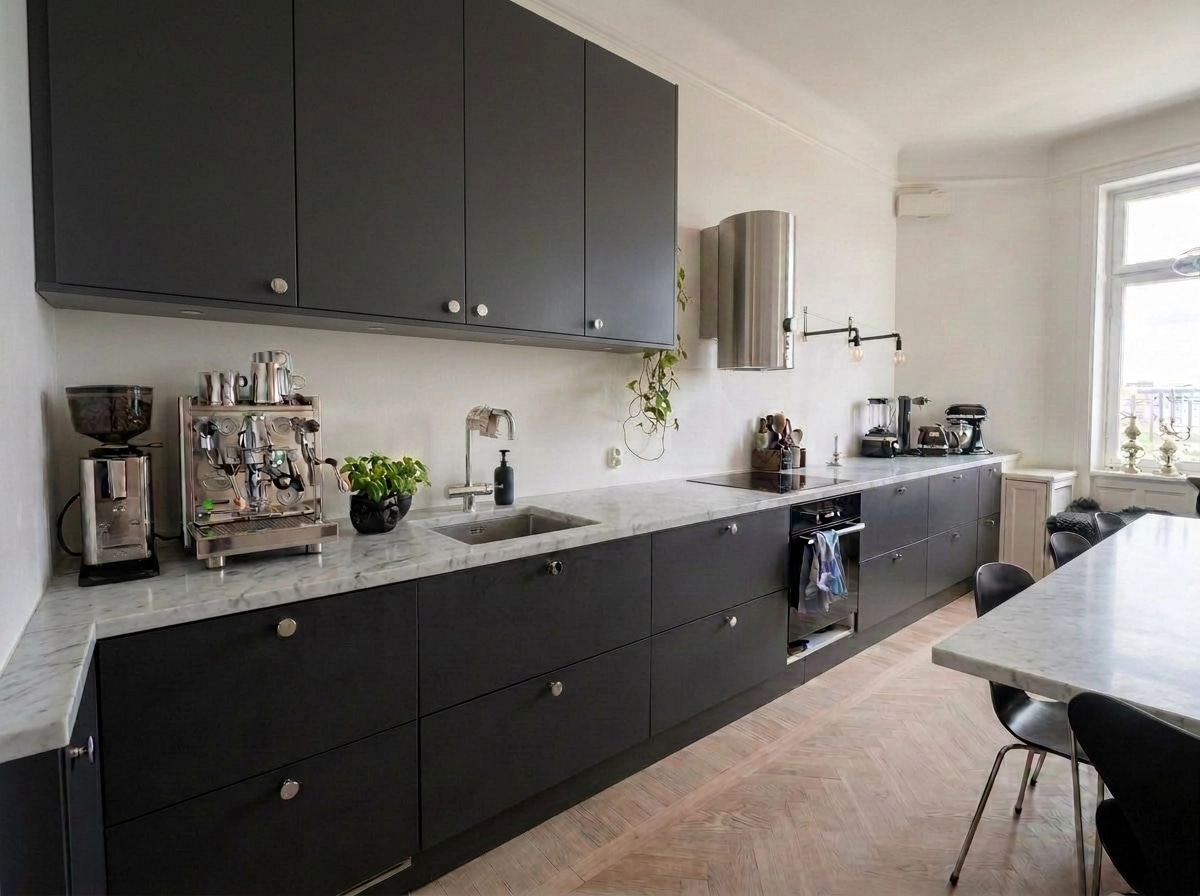 Minimalism Kitchen design — interior photo by GenRoom AI
