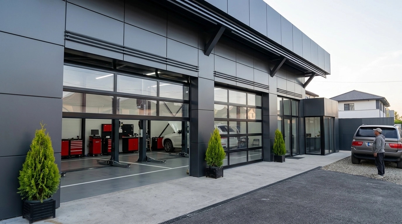 Facade design in Hi-Tech Facade style — Facade by GenRoom AI