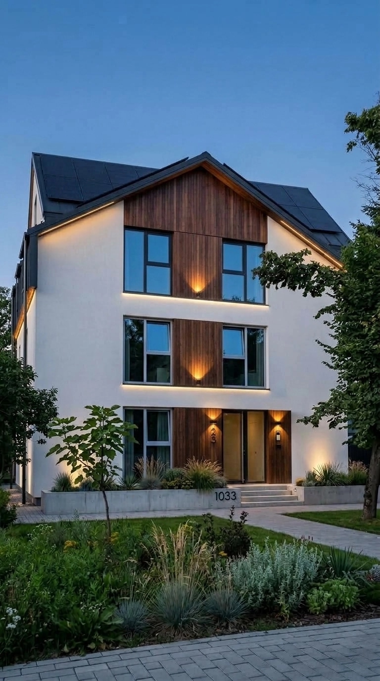 Contemporary Facade Facade design — facade photo by GenRoom AI