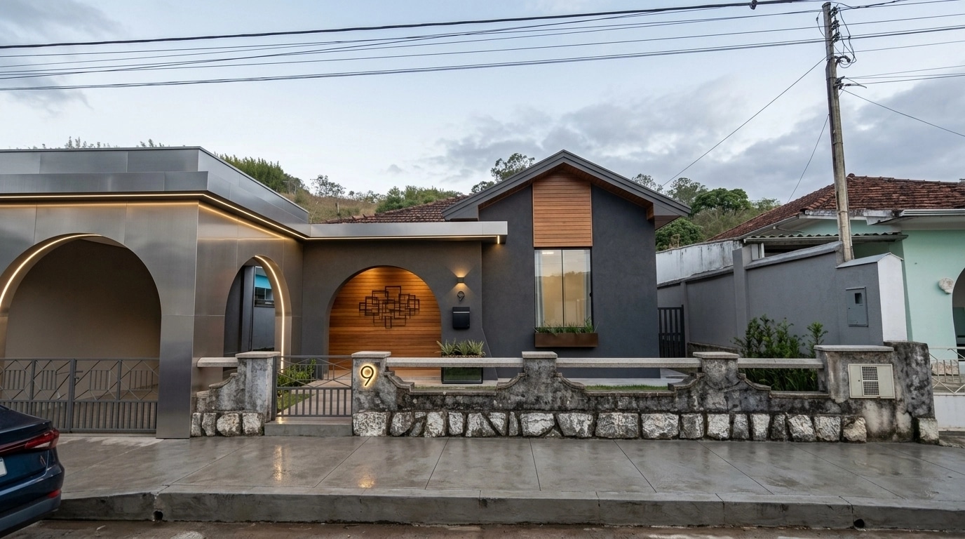 Contemporary Facade Facade design — facade photo by GenRoom AI