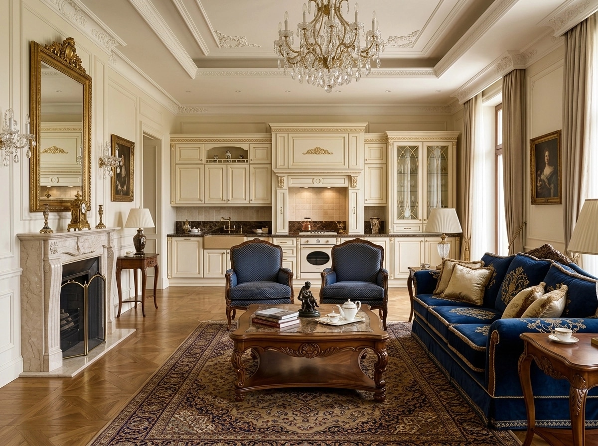 Interior design in Classic style — Living Room by GenRoom AI