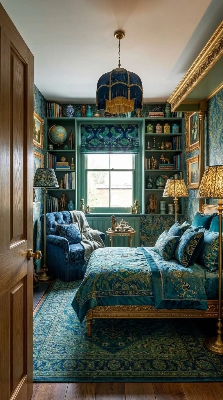 Maximalist Sala de Estar design — interior photo by GenRoom AI