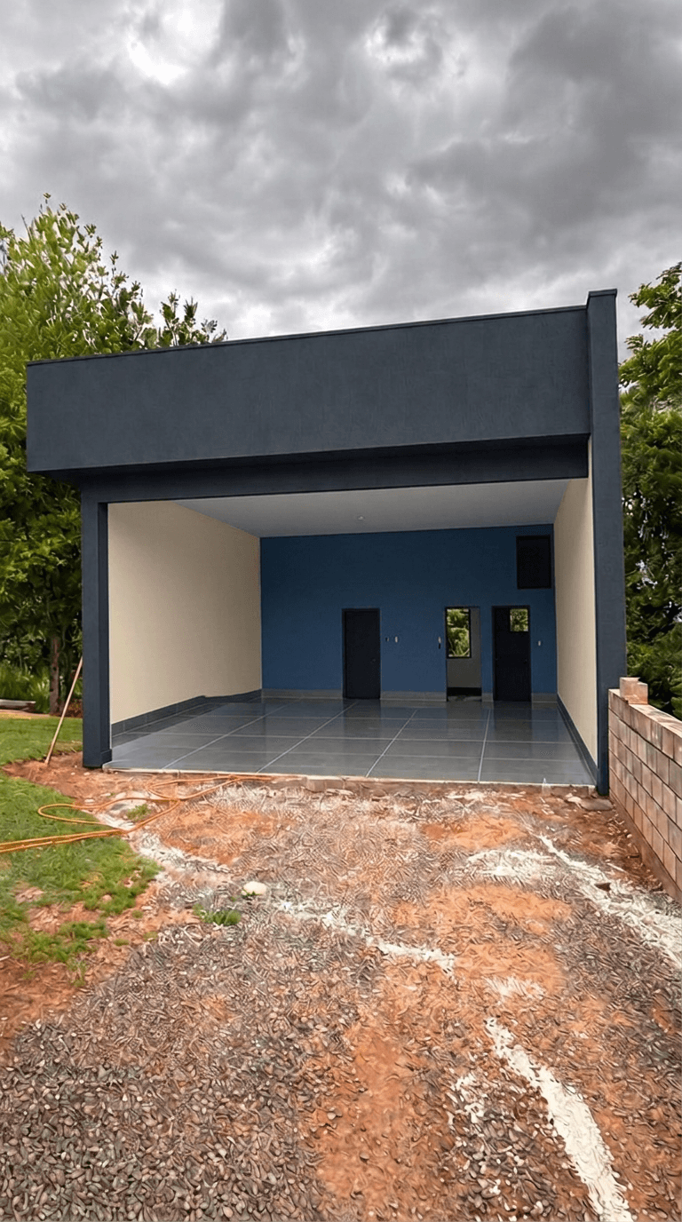 Σχεδιασμός πρόσοψης σε στυλ Contemporary Facade — Πρόσοψη από το GenRoom AI