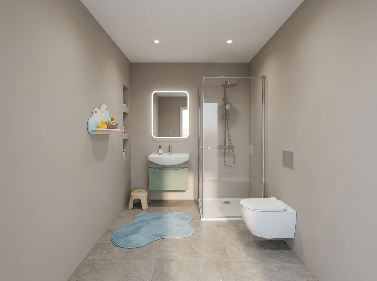 Design d'intérieur en style Contemporary — Chambre d'enfant par GenRoom AI