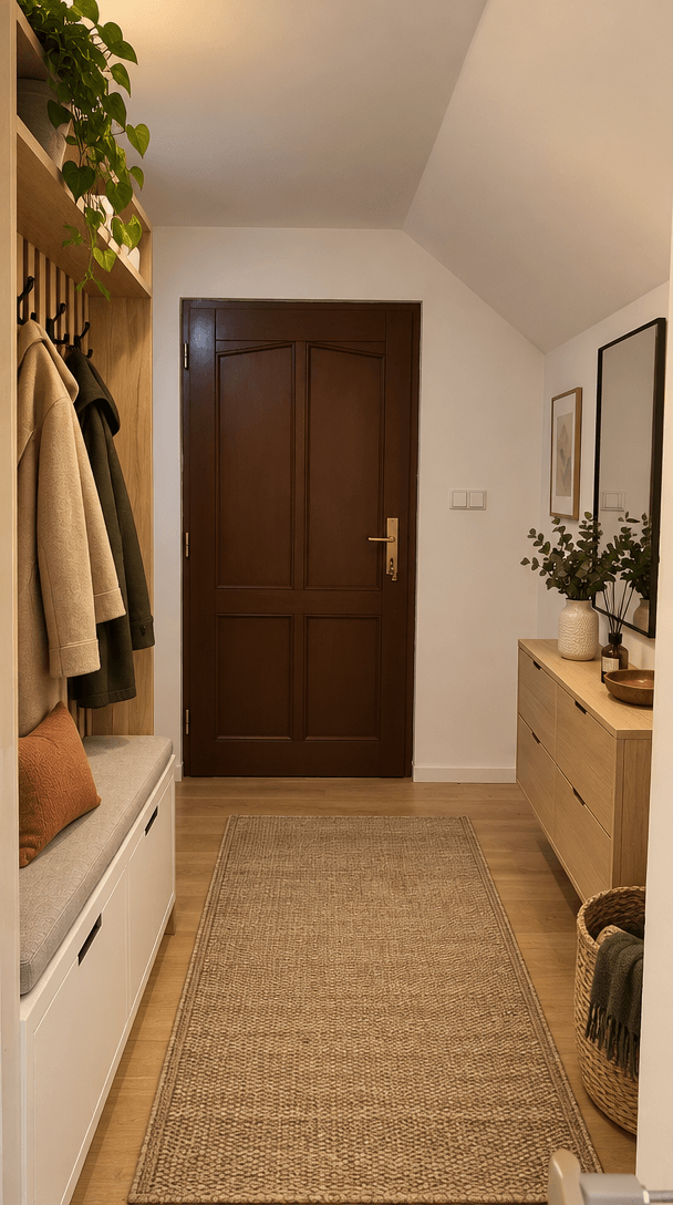 Hallway interior in Contemporary style — photo by GenRoom AI