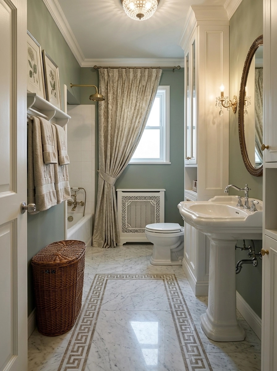 Interior design in Classic style — Bathroom by GenRoom AI