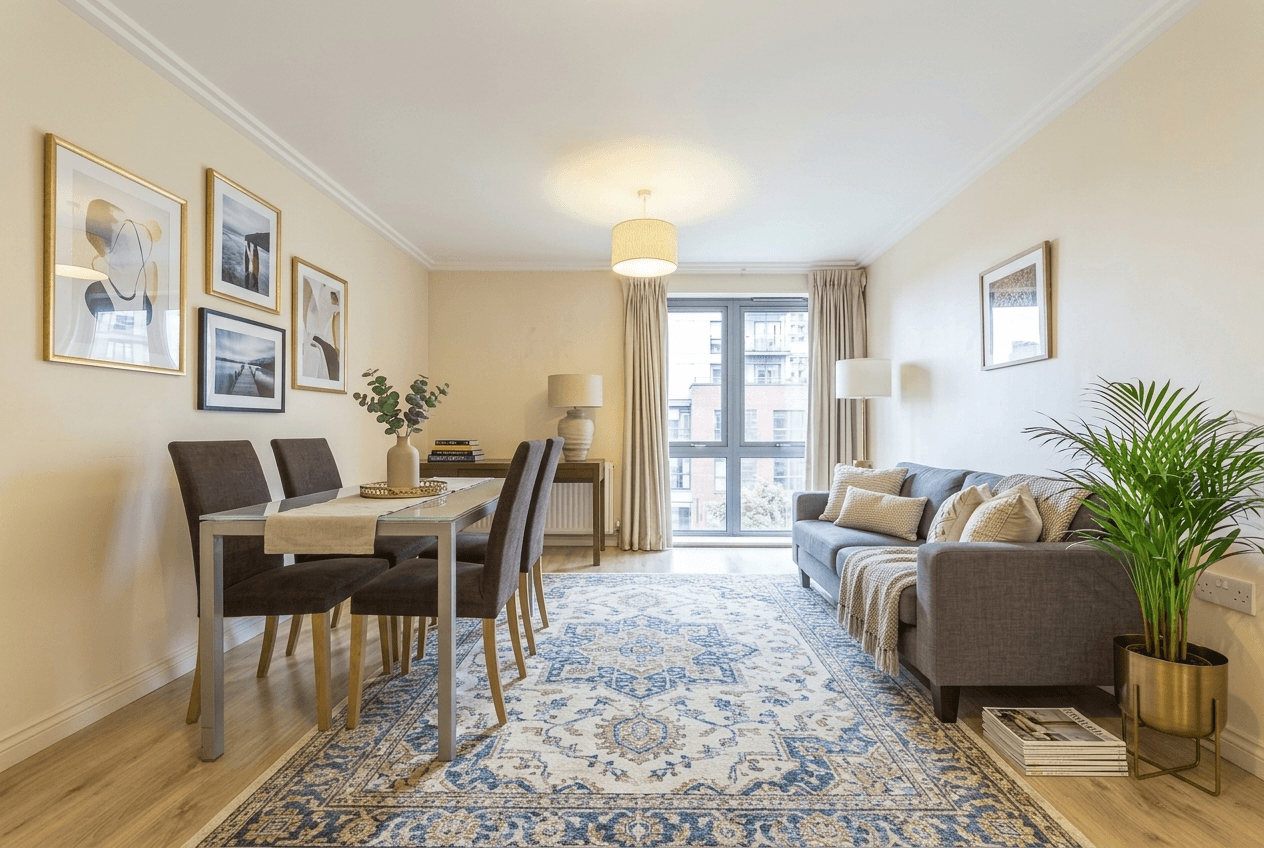 Interior design in British style — Living Room by GenRoom AI