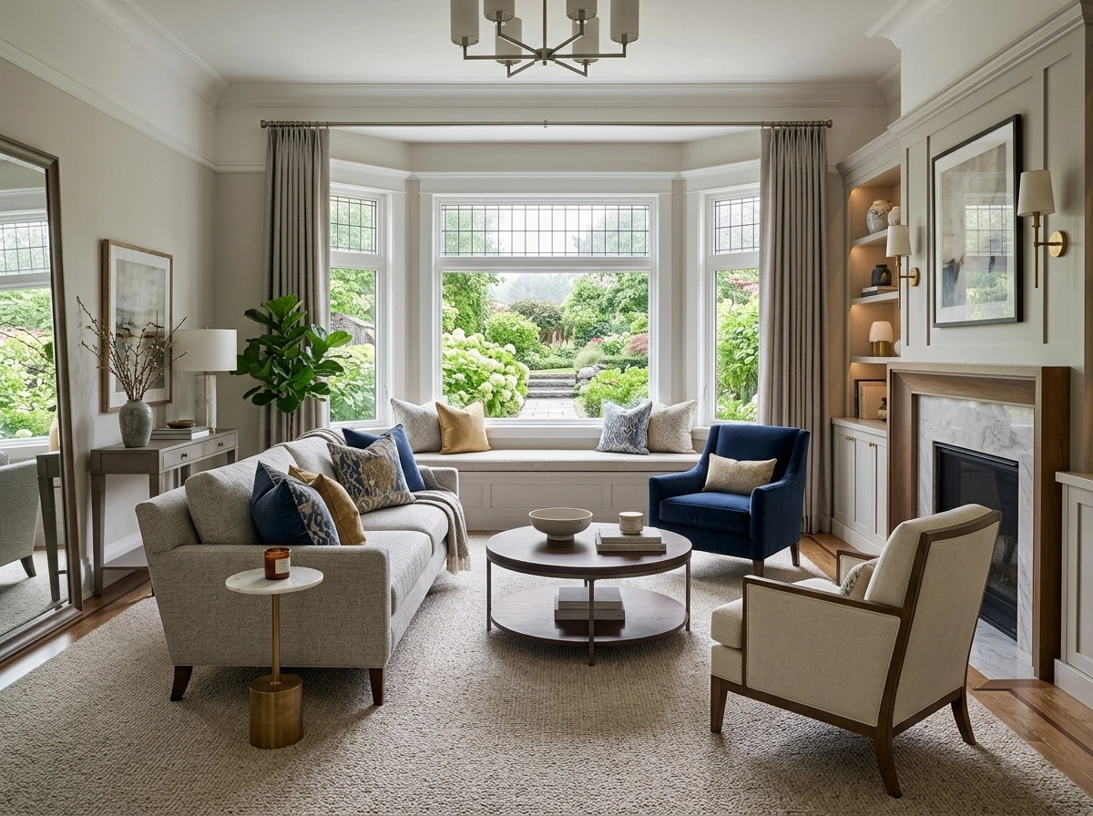 Interior design in Contemporary style — Living Room by GenRoom AI
